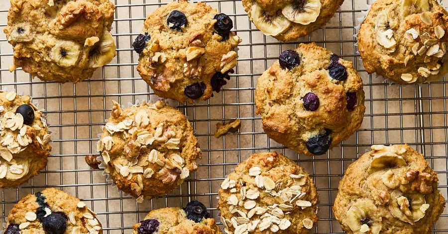 Receta fácil de muffins de yogur • 4★ • 40 min
