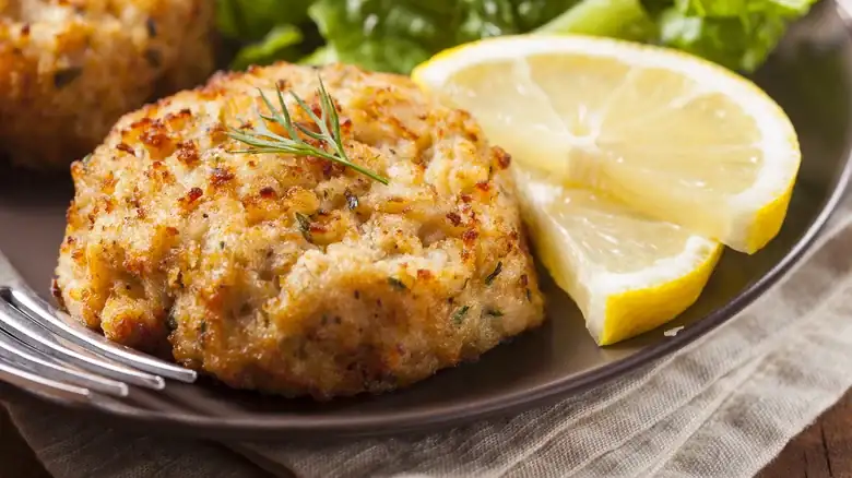 Shrimp Is The Ingredient You Need For A Thicker, More Flavorful Crab Cake