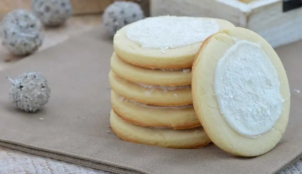 Coconut and Lemon Shortbread Cookies Recipe