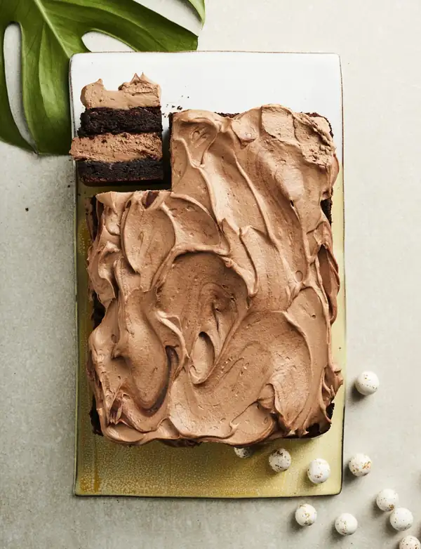 Milk chocolate brownie
