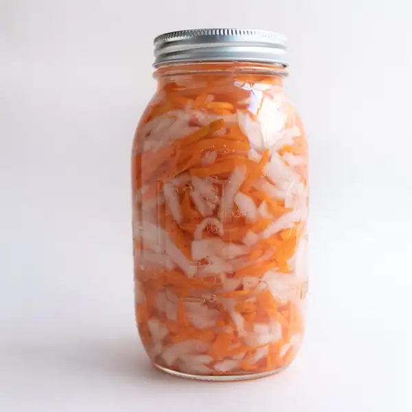 Vietnamese Pickled Daikon & Carrots for Bánh Mì (Đồ Chua)