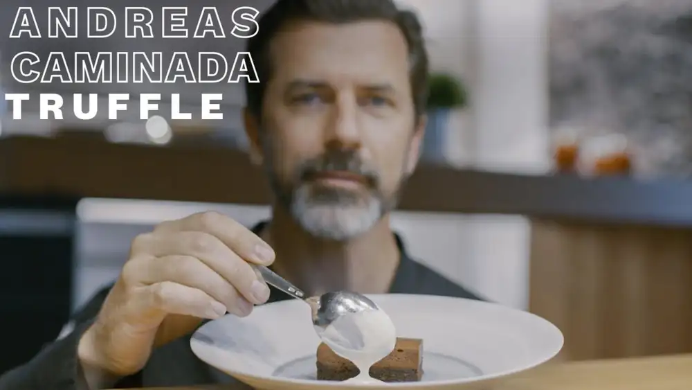Chocolate Truffle Slice by Andreas Caminada