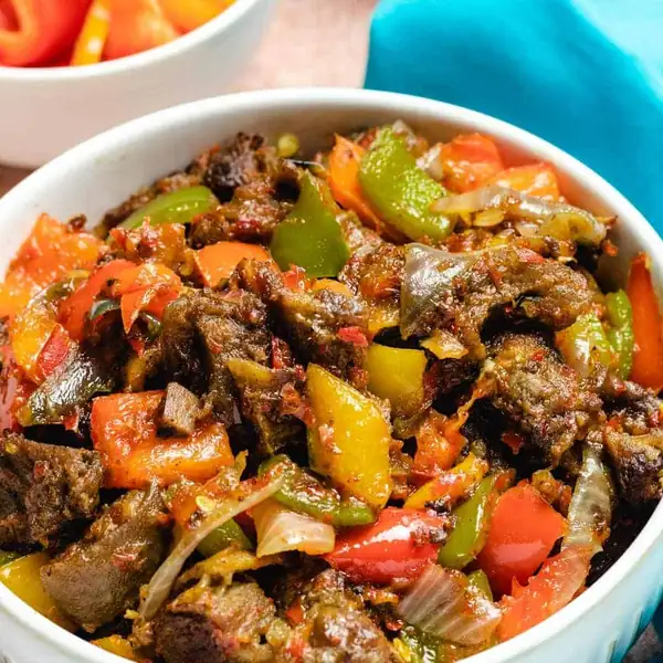 Peppered Goat Meat