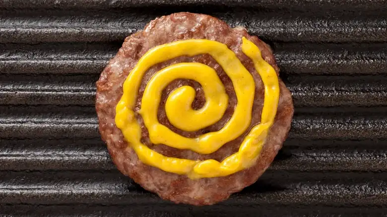 Grill Your Burger Patties With Some Mustard For Tangy Perfection