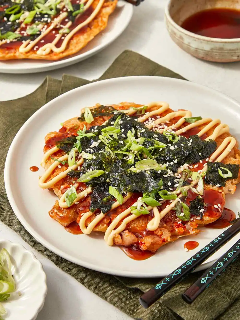 Okonomiyaki (panqueque japonés)