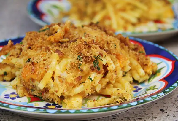 Caribbean Macaroni Pie (Baked Macaroni and Cheese)