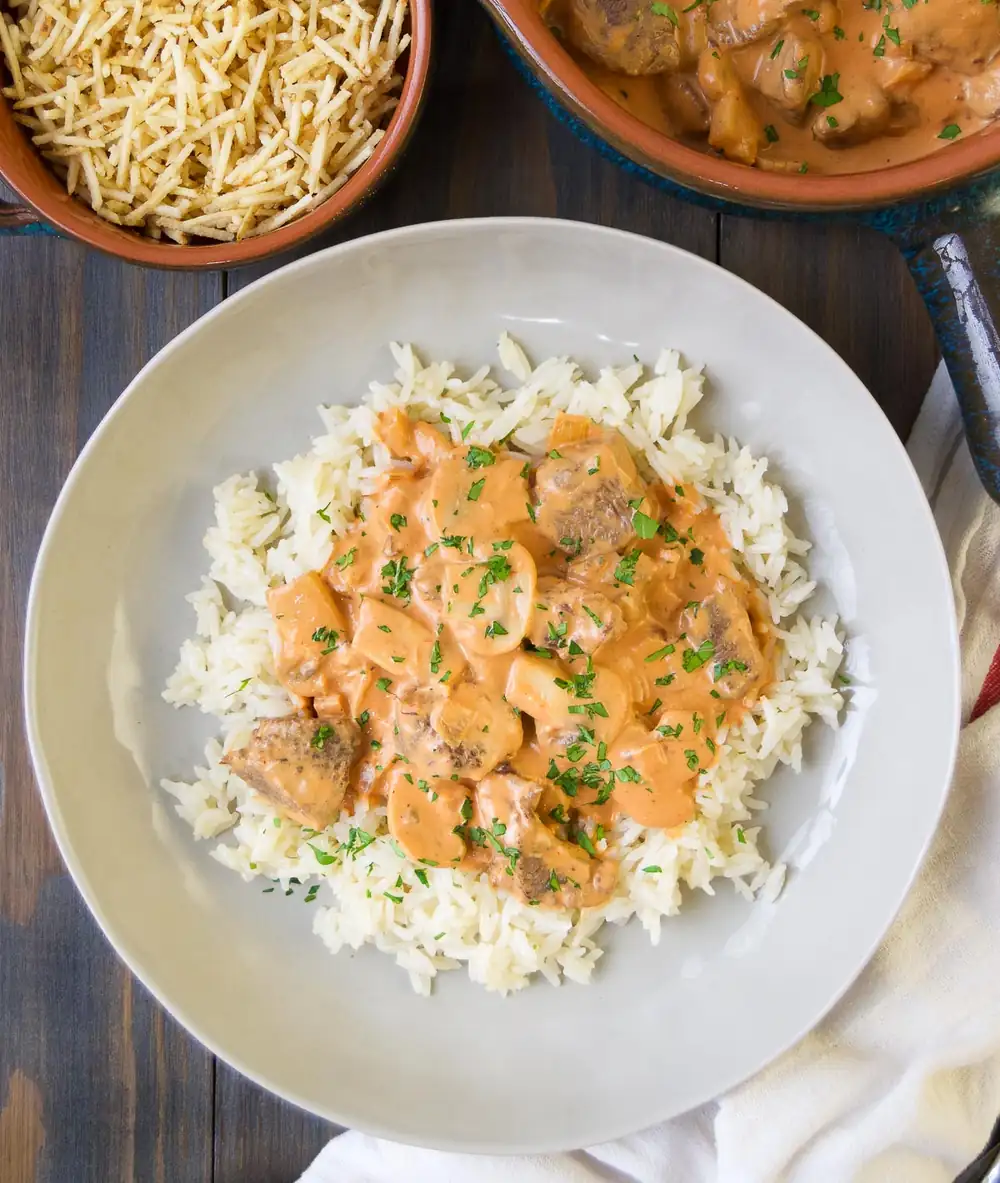 Brazilian Beef Stroganoff
