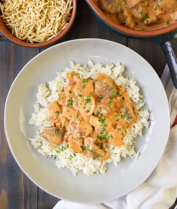 Brazilian Beef Stroganoff