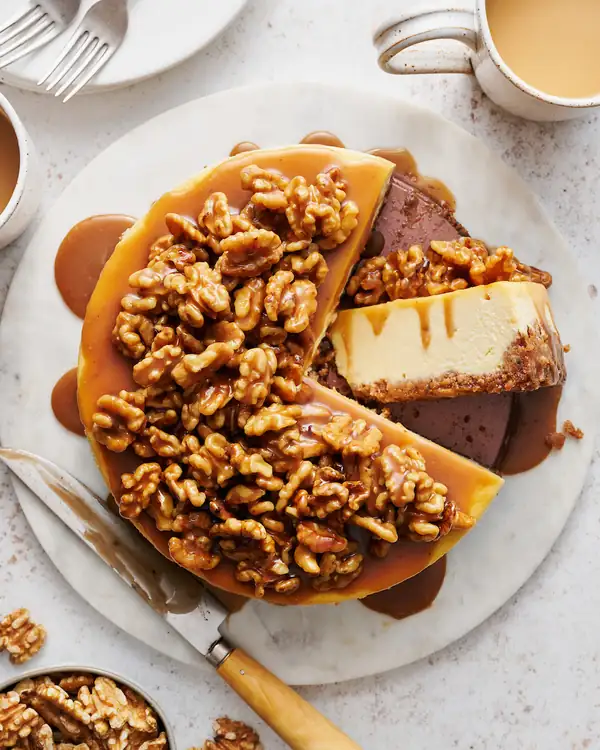 Maple Walnut Cheesecake
