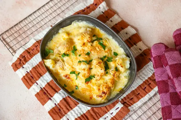 Creamy oven-roasted cauliflower