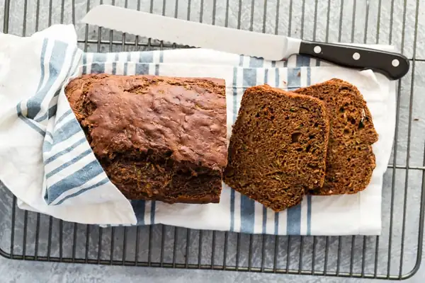Pan de calabacín con chocolate
