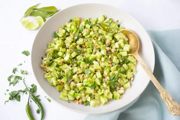 Kakdi Koshimbir (Spicy Indian Cucumber Salad)