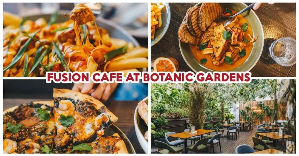 Reseña de Bee's Knees: El Botanic Gardens Cafe ofrece papas fritas con pato picante y pizza de tinta de calamar.