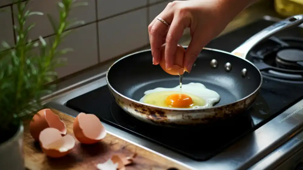 Fried eggs taste better if you replace olive oil and butter with this simple ingredient