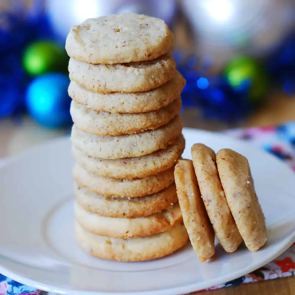Pecan Shortbread Cookies