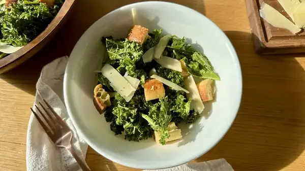 Easy Kale Caesar Salad Recipe