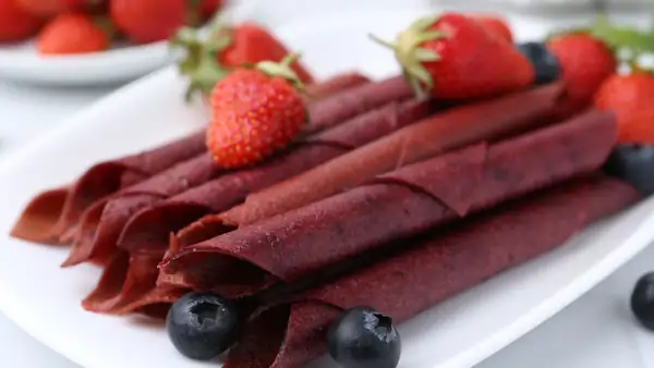 Strawberry and blueberry pestle