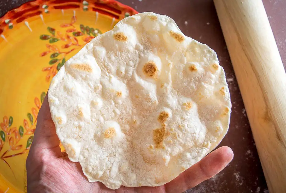 Flour Tortillas Made With Bacon Fat