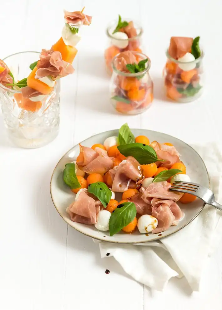 Melon with ham