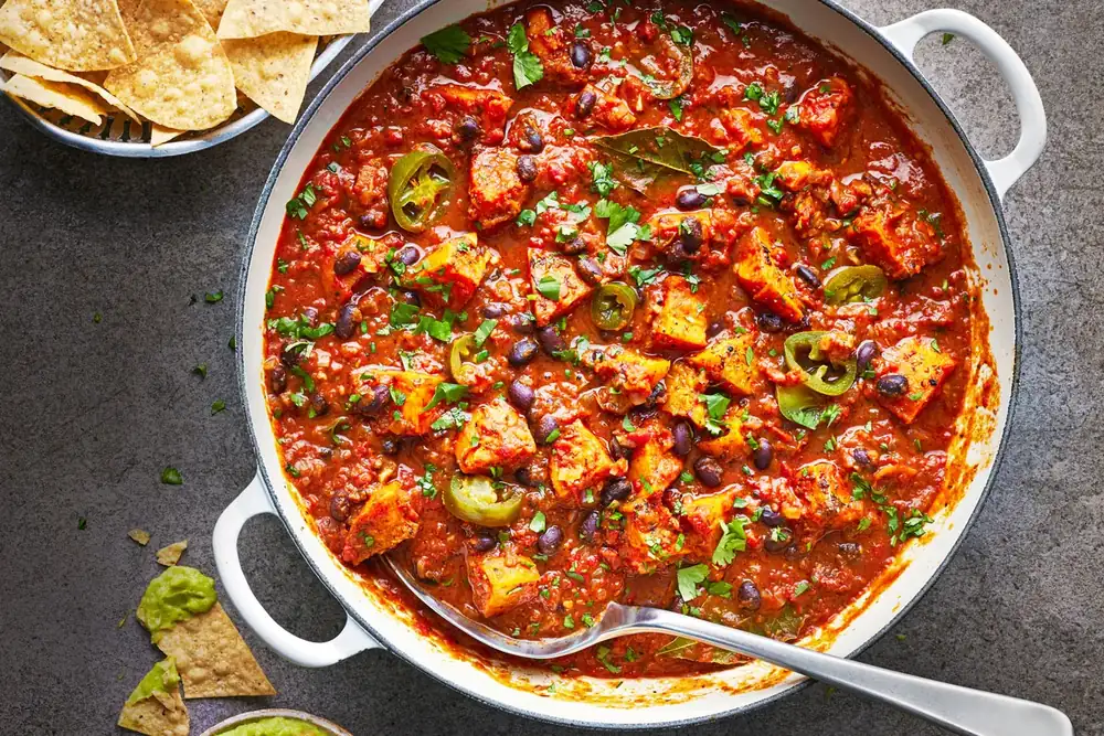 The surprise sweet ingredient that gives this veggie chilli a velvety texture