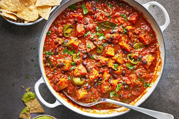 The surprise sweet ingredient that gives this veggie chilli a velvety texture