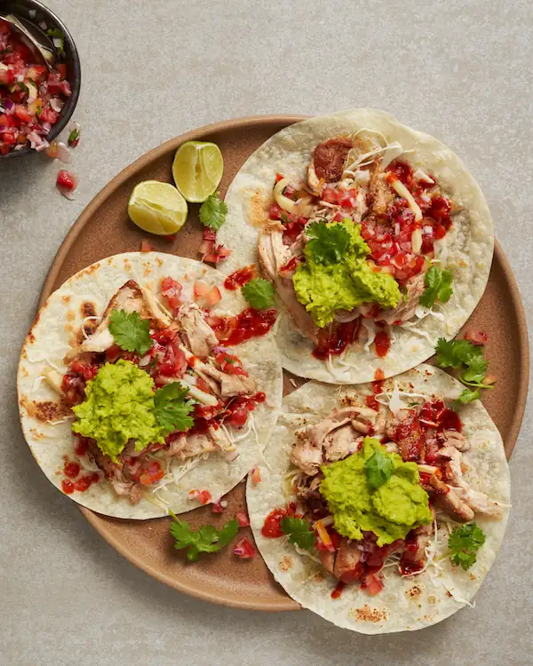 Thai-spiced Chicken Tacos