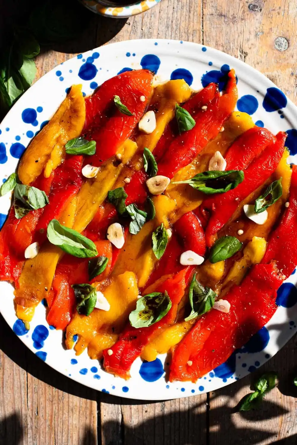 Italian Marinated Roasted Bell Peppers