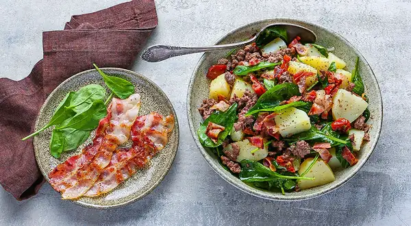 Warm Potato Salad with Sausage