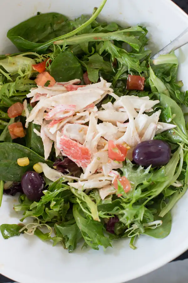 Ensalada de cangrejo o kanikama - La cocina chilena de Pilar Hernández