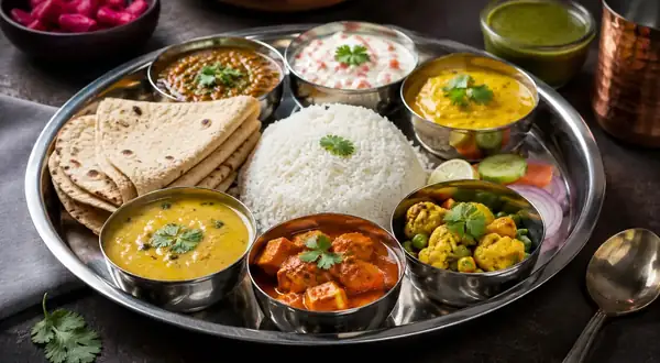 Indian thali: what's served on one tray, how regional variations differ, and how to eat it