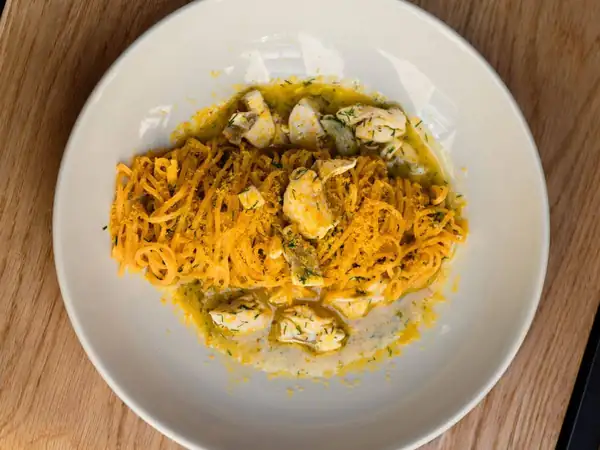 Gurnard Pasta with Dill & Bottarga