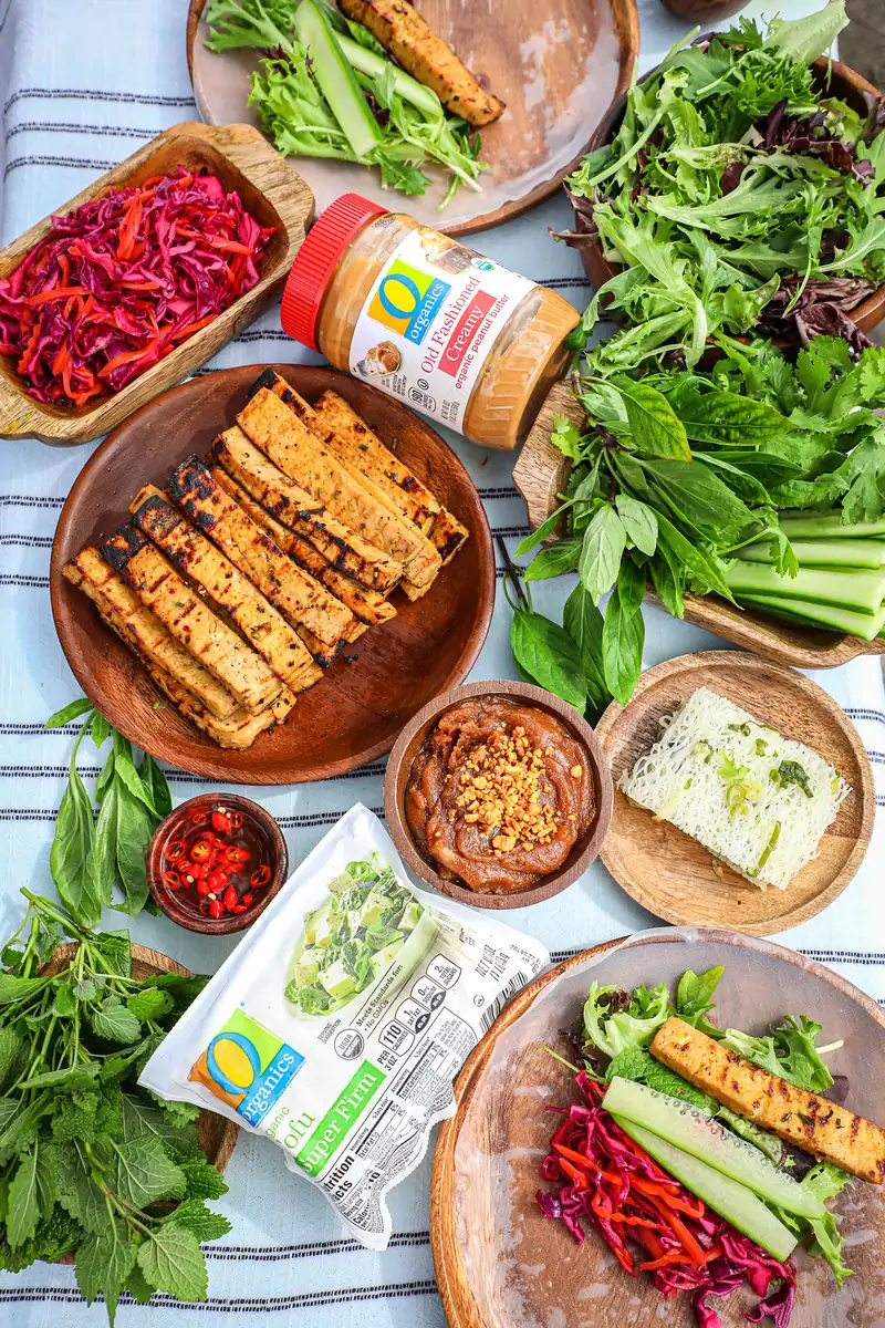 Lemongrass Tofu Summer Rolls