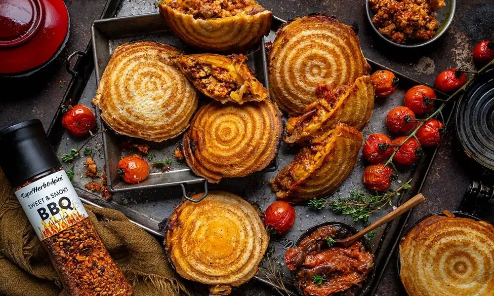 Sweet & Smoky Pork Mince Jaffles