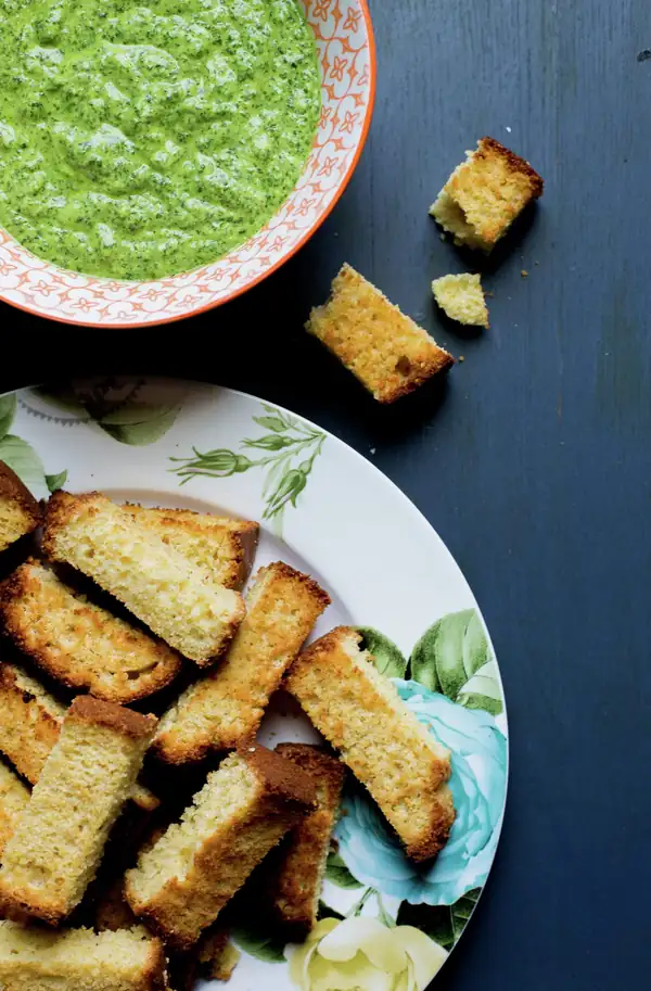 Parsley or cilantro salsa for snacking - Pilar Hernández's Chilean Kitchen