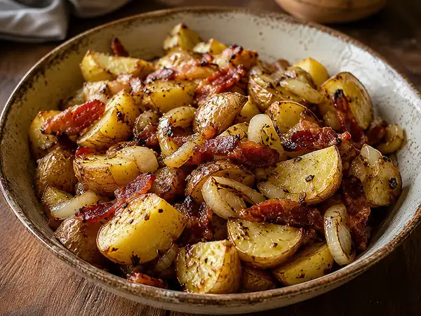 Smoke-Roasted German-Style Potato Salad