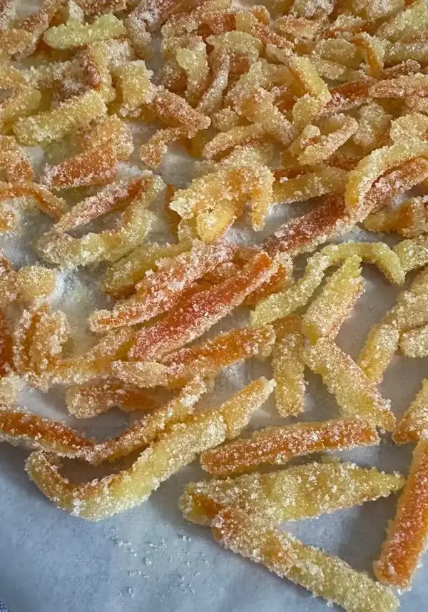 Candied orange peel