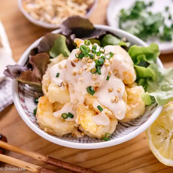 Ebi Mayo(Shrimp with Mayonnaise Sauce) えびマヨ