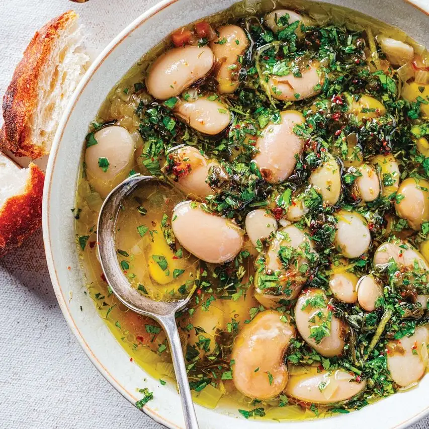 Gigante Beans With Seaweed Salmoriglio