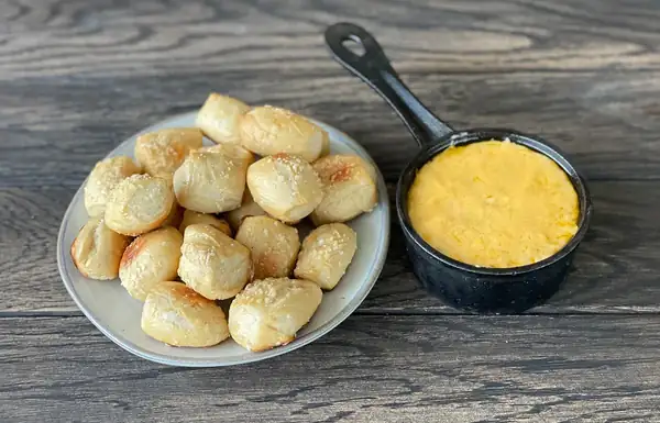 Smoked Pretzel Bites With Beer Cheese