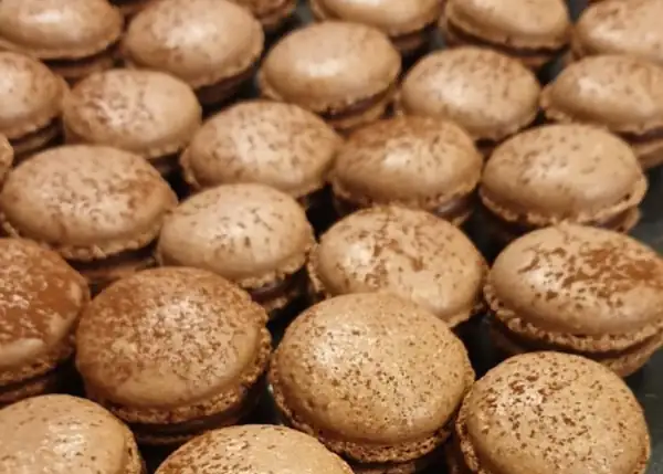Receta de macarons de chocolate