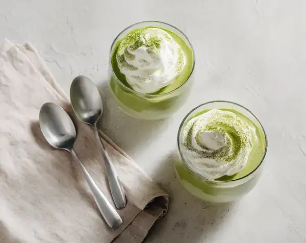 Matcha chocolate mousse