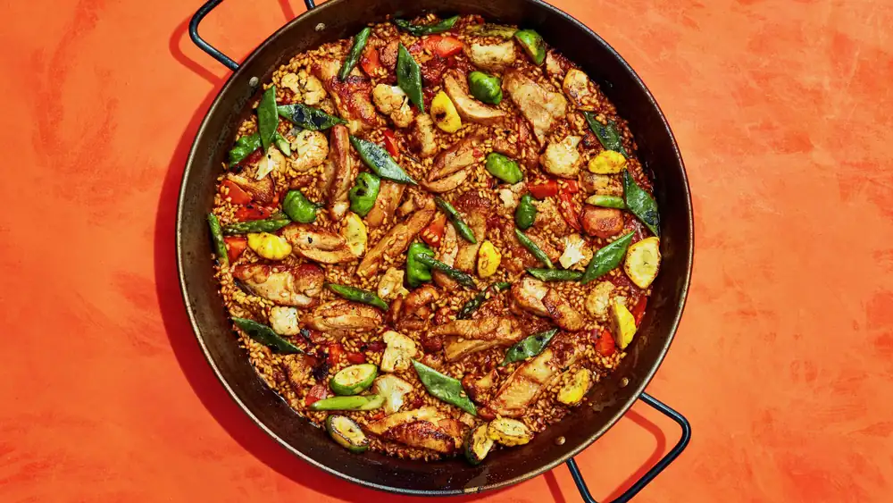 Paella de Pollo con Verduras