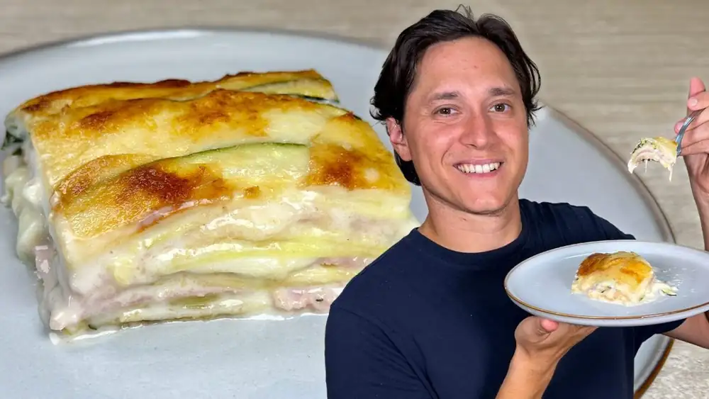 White Zucchini Parmigiana