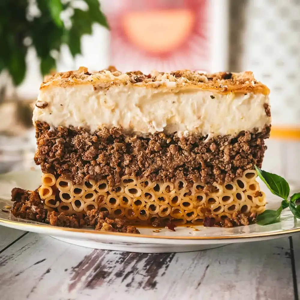 Greek Pastitsio Recipe-Beef Pasta Bake