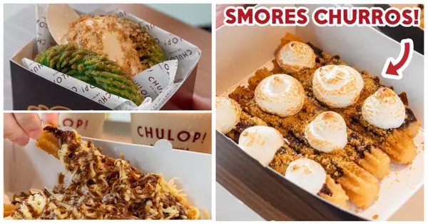 Chulop Review: Churros Stand In Tanah Merah With S'mores Churros And Pandan Ice Cream Sandwiches