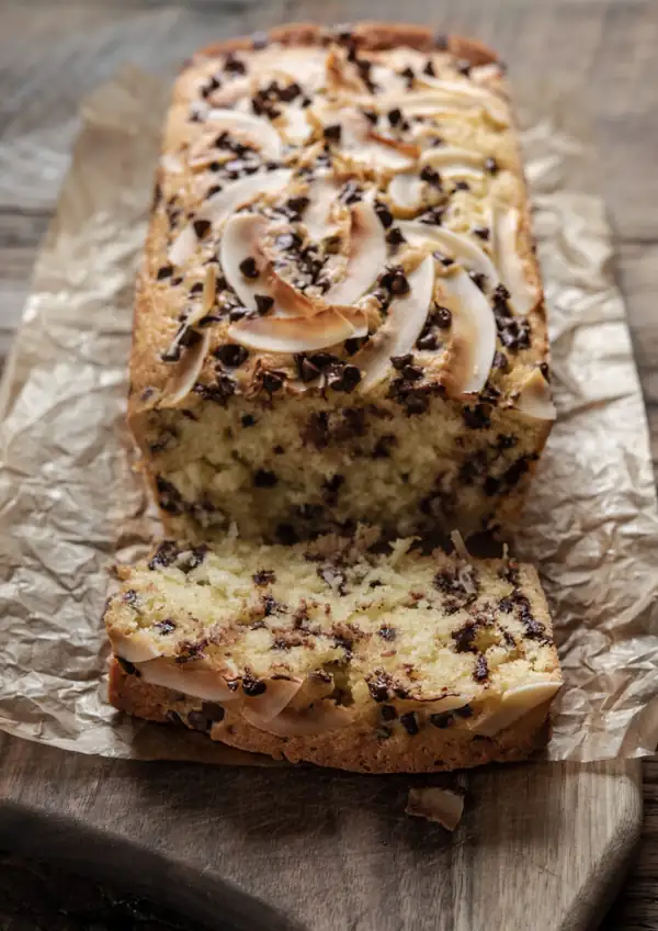 Heavenly Coconut Chocolate Chip Cake