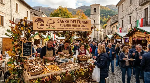 Cusano Mutri Mushroom Festival 2026: Dates, Times, and Program