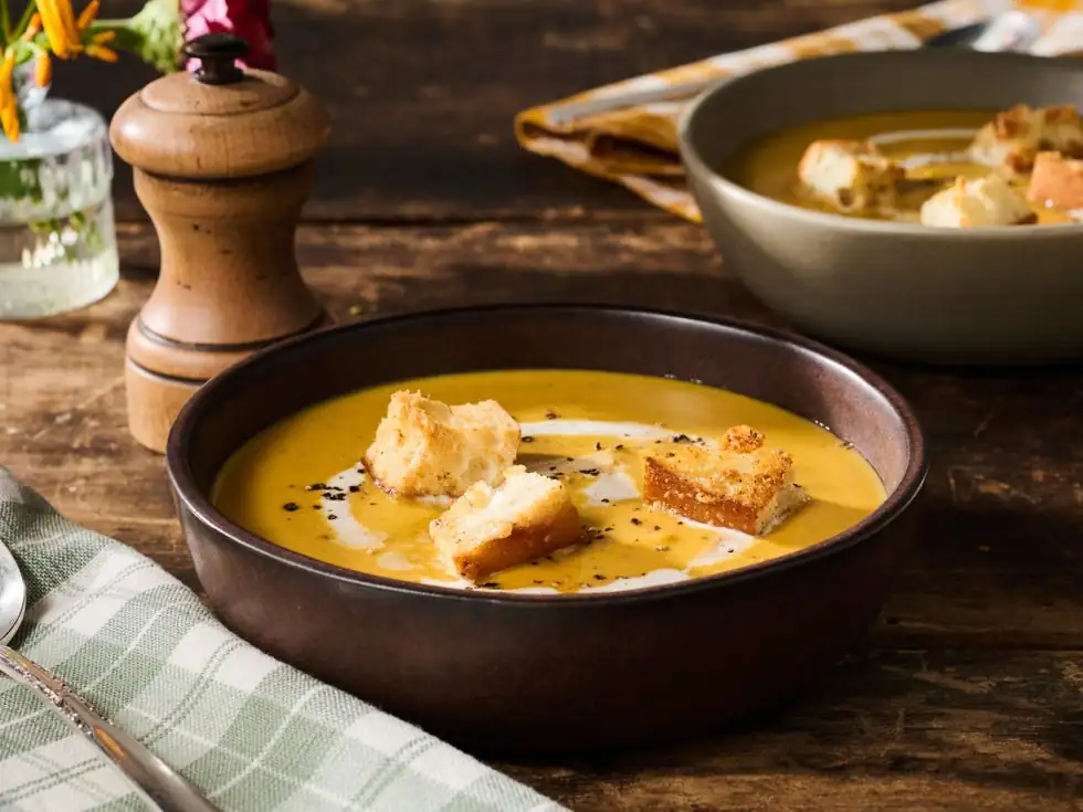 The Technique of Caramelizing Butternut Squash for Soup