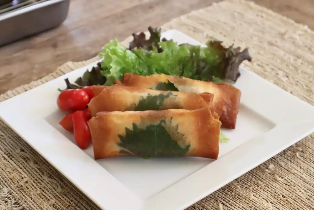 Chicken and Cheese Harumaki (egg roll) Recipe