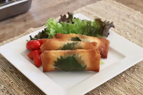 Chicken and Cheese Harumaki (egg roll) Recipe